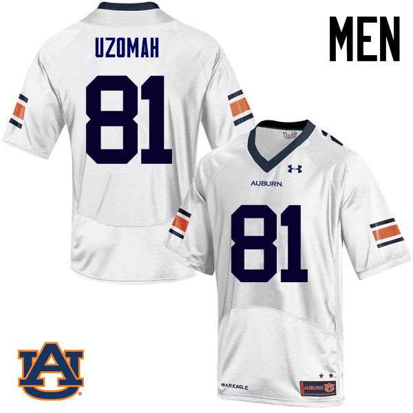 Men Auburn Tigers #81 C.J. Uzomah College Football Jerseys Sale-White